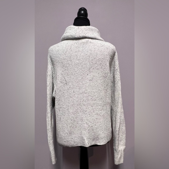 JESSICA Simpson COWL Button COTTON Blend SWEATER - Picture 3 of 7